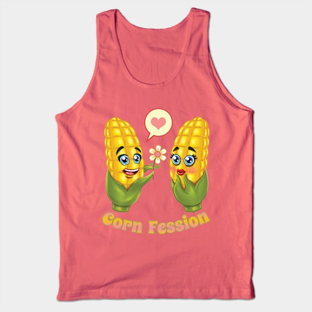 Corn Fession Tank Top by Pigeon585